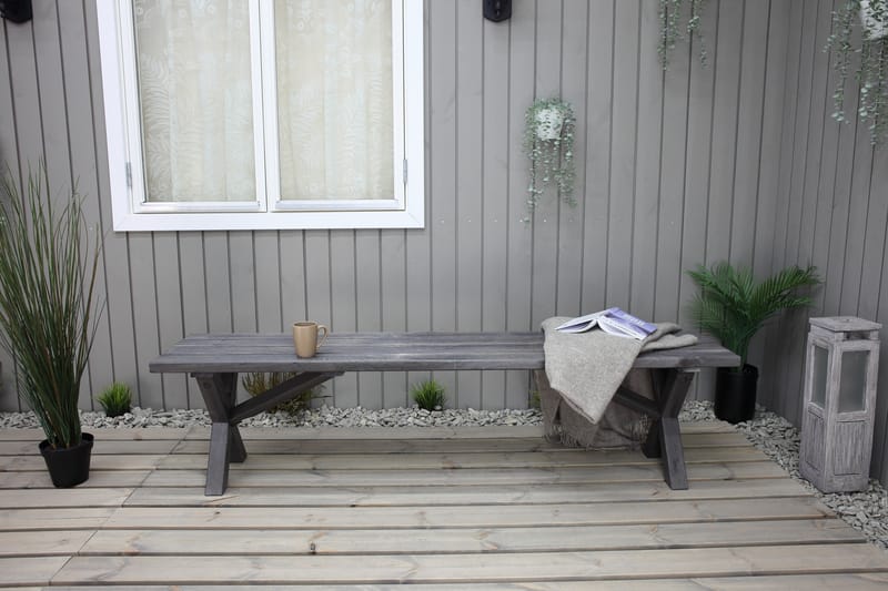 SCOTTSDALE Sittbänk Utomhus 180 cm Shabby Chic - Utemöbler - Utesoffor & bänkar - Trädgårdsbänkar