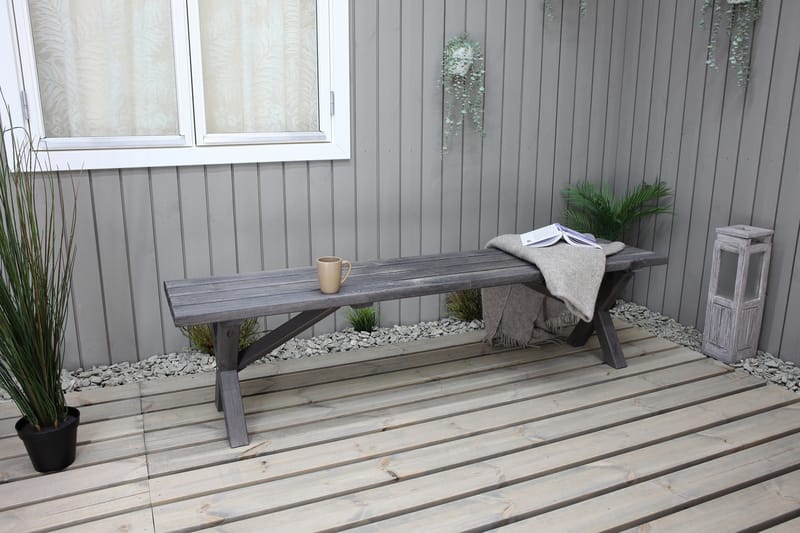 SCOTTSDALE Sittbänk Utomhus 180 cm Shabby Chic - Utemöbler - Utesoffor & bänkar - Trädgårdsbänkar