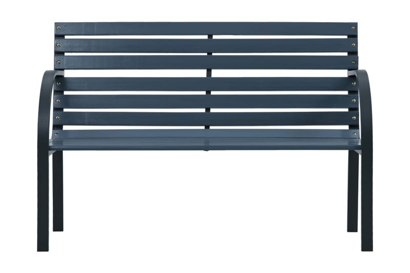 Trädgårdsbänk 120 cm grå trä - Grå - Utemöbler - Utesoffor & bänkar - Trädgårdsbänkar