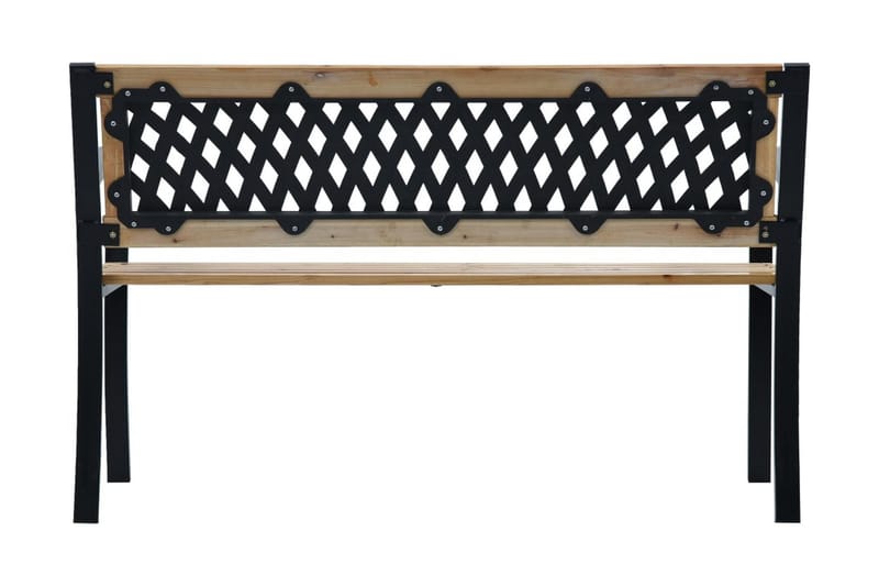 Trädgårdsbänk 120 cm trä - Brun - Utemöbler - Utesoffor & bänkar - Trädgårdsbänkar