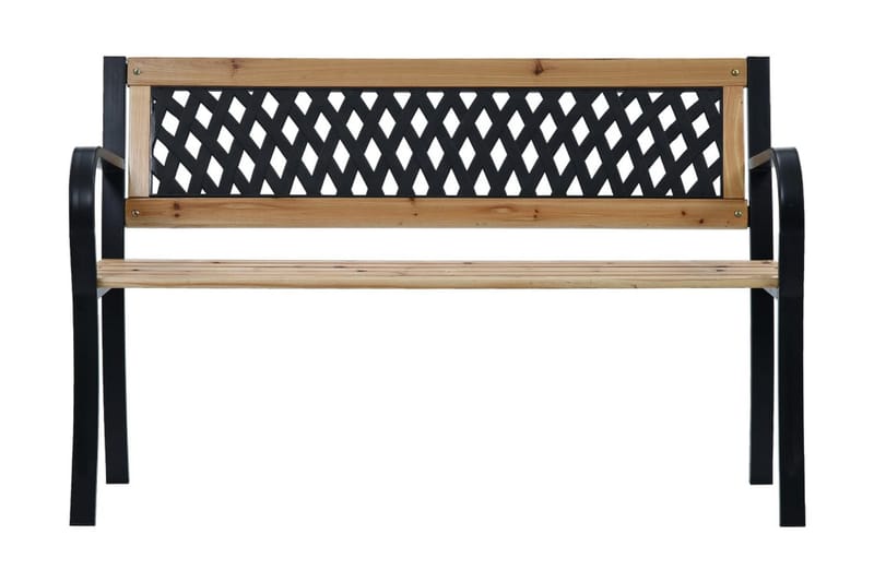 Trädgårdsbänk 120 cm trä - Brun - Utemöbler - Utesoffor & bänkar - Trädgårdsbänkar