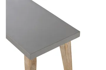 Trädgårdsbänk 160 cm grå ORIA - Grå - Utemöbler - Utesoffor & bänkar - Trädgårdsbänkar