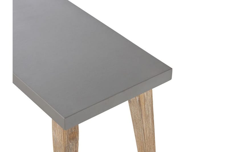 Trädgårdsbänk 160 cm grå ORIA - Grå - Utemöbler - Utesoffor & bänkar - Trädgårdsbänkar