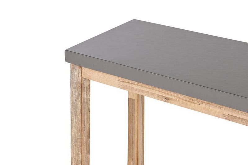 Trädgårdsbänk 160 cm grå OSTUNI - Grå - Utemöbler - Utesoffor & bänkar - Trädgårdsbänkar