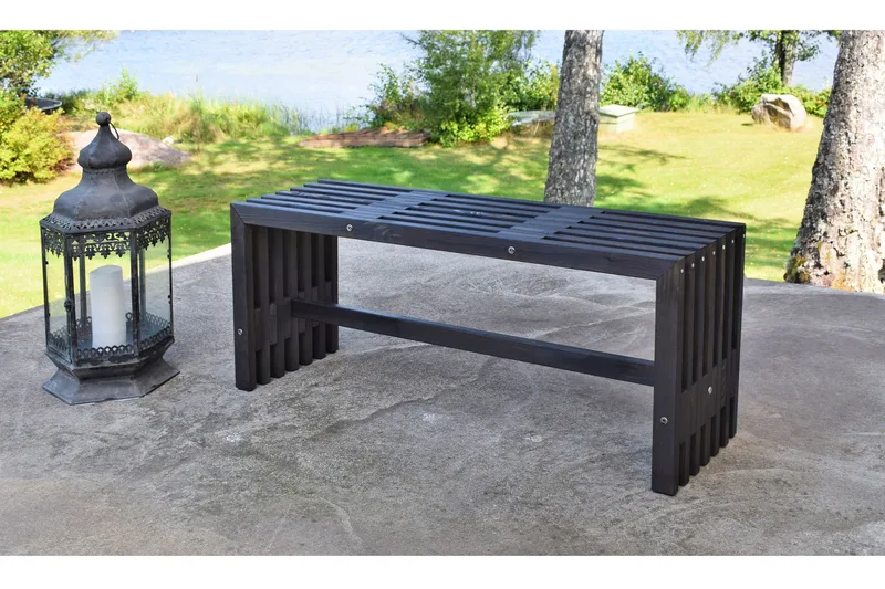 Ulrey Bänk Utomhus - Kolgrå - Utemöbler - Utesoffor & bänkar - Trädgårdsbänkar