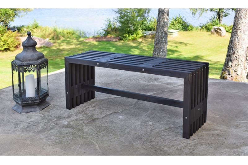 Ulrey Bänk Utomhus - Kolgrå - Utemöbler - Utesoffor & bänkar - Trädgårdsbänkar