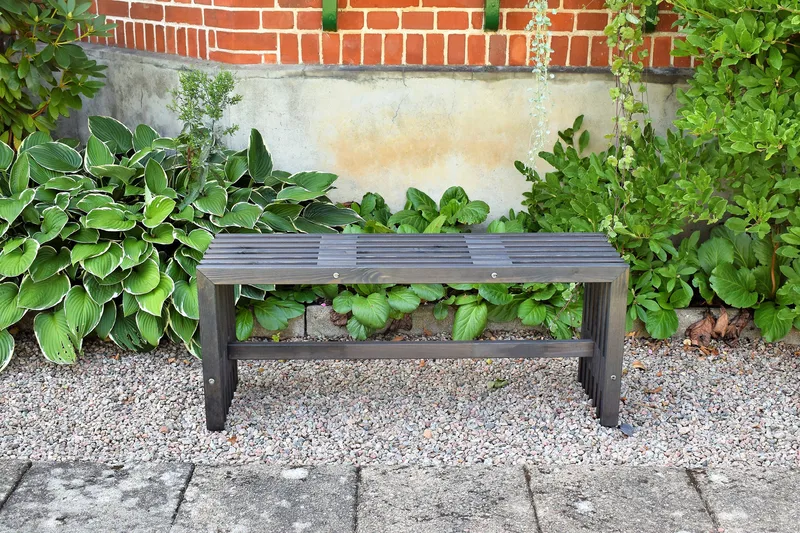 Ulrey Bänk Utomhus - Kolgrå - Utemöbler - Utesoffor & bänkar - Trädgårdsbänkar