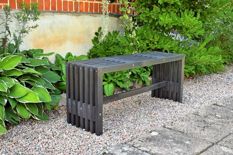 Ulrey Bänk Utomhus - Kolgrå - Utemöbler - Utesoffor & bänkar - Trädgårdsbänkar