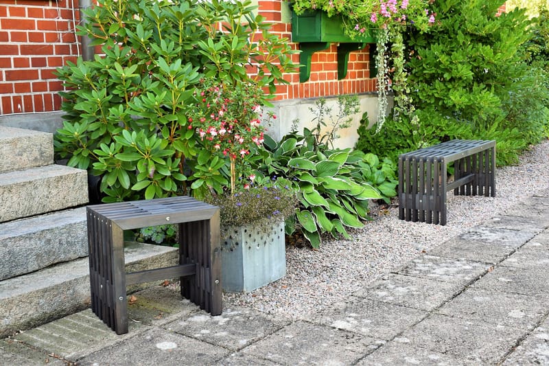 Ulrey Bänk Utomhus - Kolgrå - Utemöbler - Utesoffor & bänkar - Trädgårdsbänkar