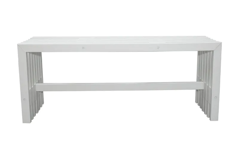 Ulrey Bänk Utomhus - Vit - Utemöbler - Utesoffor & bänkar - Trädgårdsbänkar