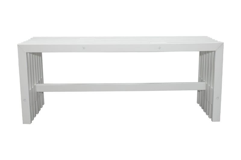 Ulrey Bänk Utomhus - Vit - Utemöbler - Utesoffor & bänkar - Trädgårdsbänkar