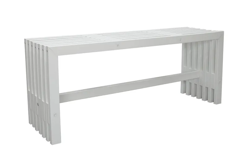 Ulrey Bänk Utomhus - Vit - Utemöbler - Utesoffor & bänkar - Trädgårdsbänkar