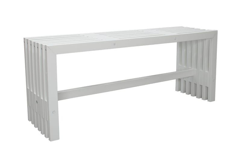 Ulrey Bänk Utomhus - Vit - Utemöbler - Utesoffor & bänkar - Trädgårdsbänkar