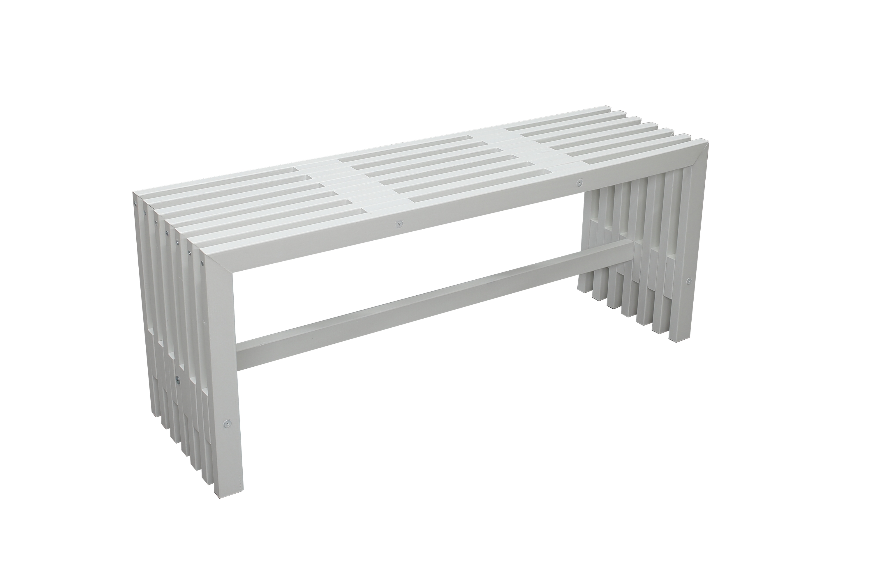 ulrey bänk utomhus vit -