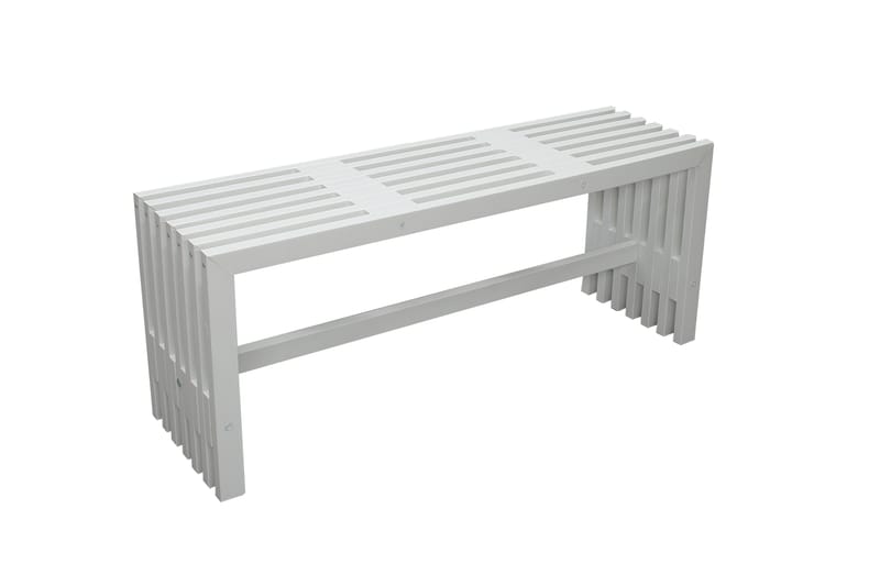 Ulrey Bänk Utomhus - Vit - Utemöbler - Utesoffor & bänkar - Trädgårdsbänkar