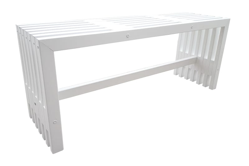 Ulrey Bänk Utomhus - Vit - Utemöbler - Utesoffor & bänkar - Trädgårdsbänkar