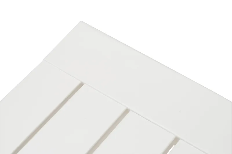 Utestoltö Bänk Utomhus 185 cm Vit - Hillerstorp - Utemöbler - Utesoffor & bänkar - Trädgårdsbänkar