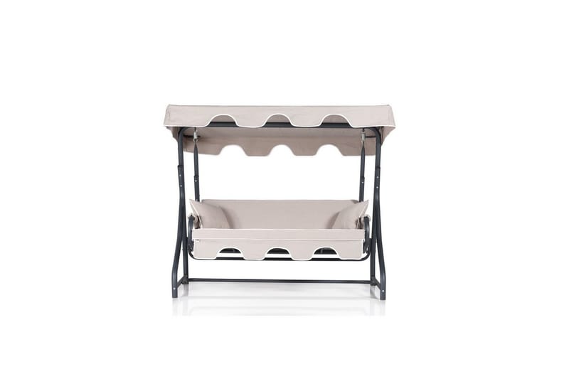 Bellan Hängsoffa Utomhus 3-sits - Svart/Cremevit - Utemöbler - Utesoffor & bänkar - Hängsoffor