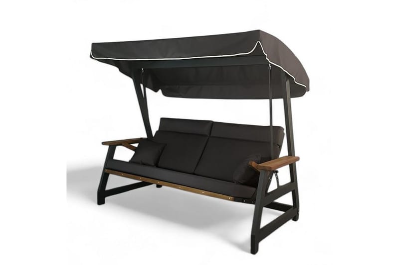 Berriaren Hängsoffa Utomhus 3-sits - Natur/Antracit - Utemöbler - Utesoffor & bänkar - Hängsoffor