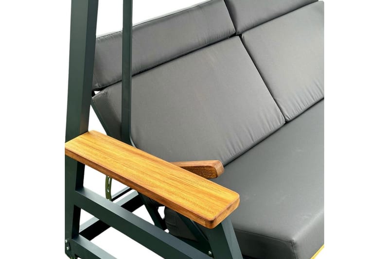 Berriaren Hängsoffa Utomhus 3-sits - Natur/Antracit - Utemöbler - Utesoffor & bänkar - Hängsoffor