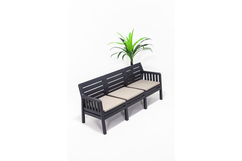 Desi Utesoffa Antracit - Utemöbler - Utesoffor & bänkar - Loungesoffa