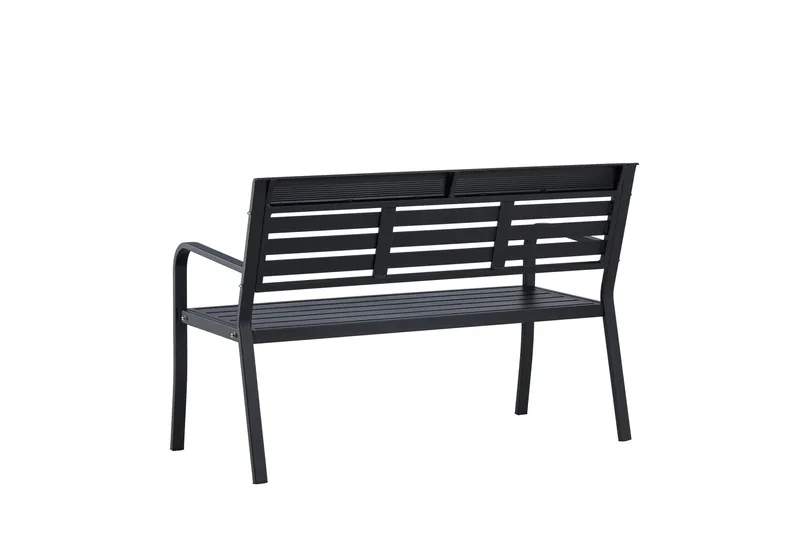 Elvas Utebänk - Svart - Utemöbler - Utesoffor & bänkar - Trädgårdssoffa