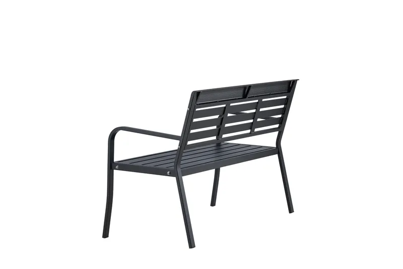 Elvas Utebänk - Svart - Utemöbler - Utesoffor & bänkar - Trädgårdssoffa