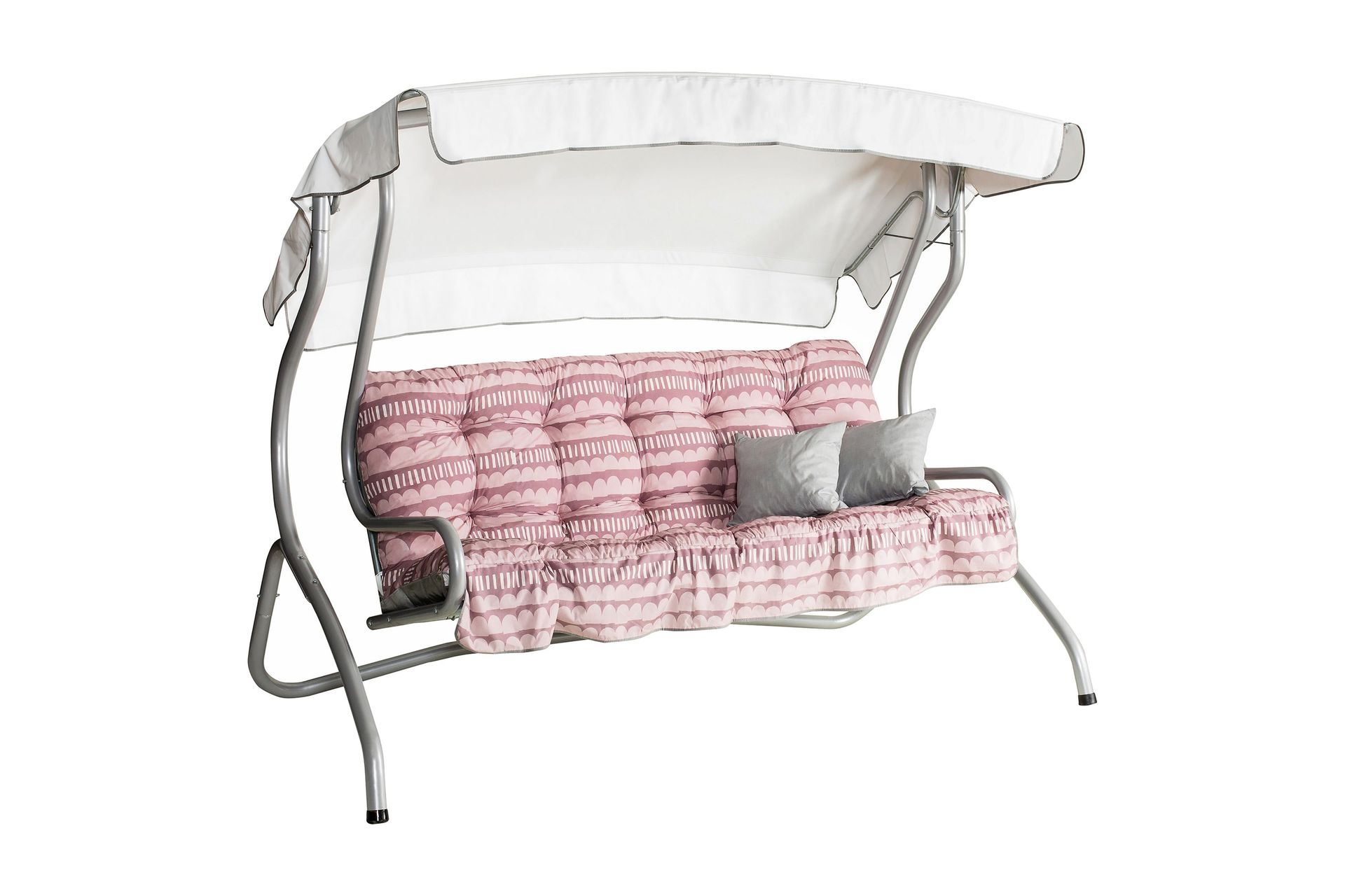 monica 3- pers. hammock, 84b - grå/rosa