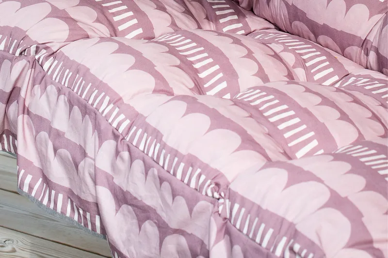 Teneriffa 3- pers. hammock, 84B - Grå/Rosa - Utemöbler - Utesoffor & bänkar - Hammock - Hammockställning