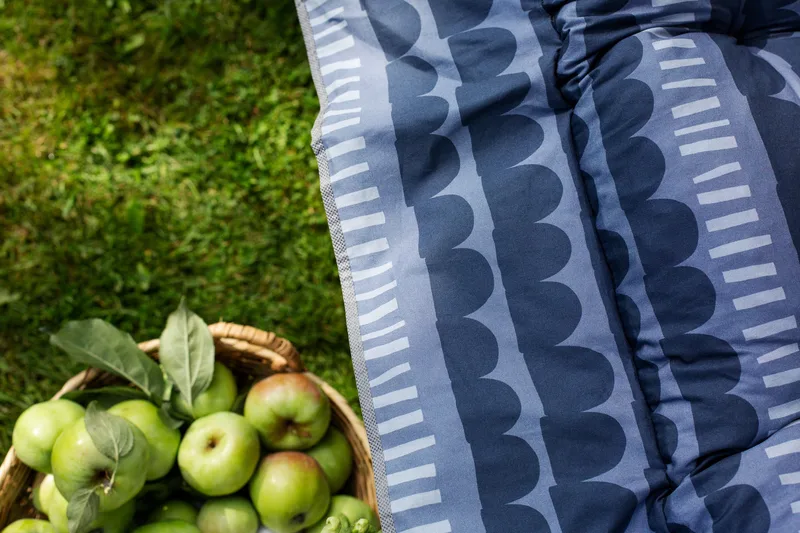 Riviera 3- pers. hammock, 86B - Vit/blå - Utemöbler - Utesoffor & bänkar - Hammock - Hammockställning