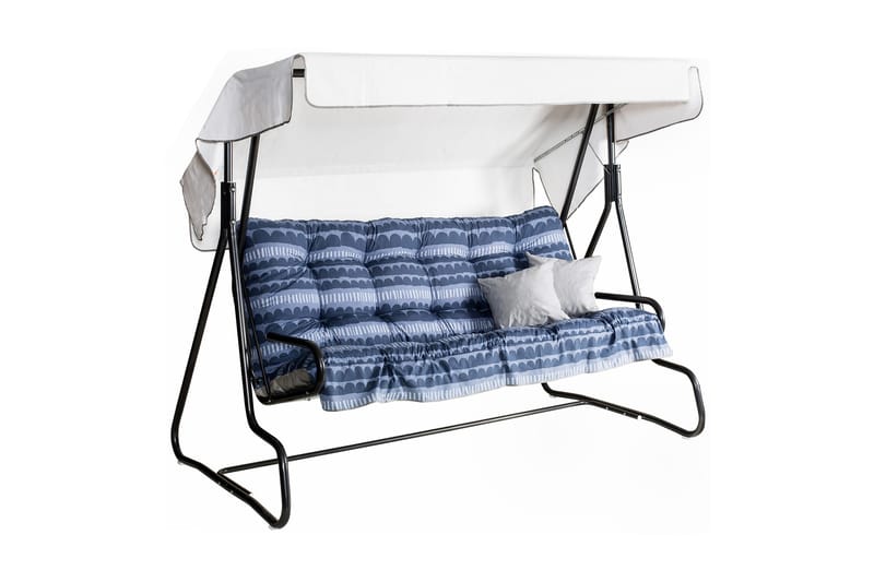 De Grande 3- pers. hammock, 86B - Grå/Blå - Utemöbler - Utesoffor & bänkar - Hammock - Hammockställning