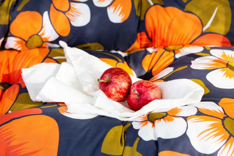 De Luxe 3- pers. hammock, 77B - Vit/Orange - Utemöbler - Utesoffor & bänkar - Hammock - Hammockställning