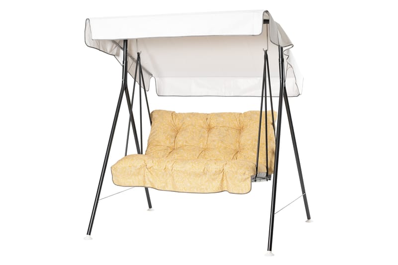 Duetto Komplett Hammock 130 cm - Grå/Gul - Utemöbler - Utesoffor & bänkar - Hammock - Hammockställning
