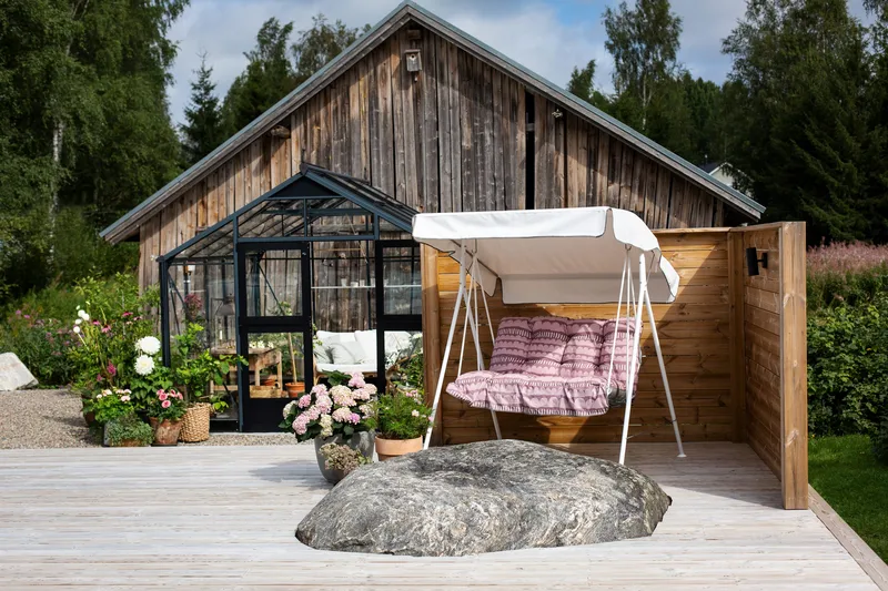 Duo 2- pers. hammock, 84B - Vit/Rosa - Utemöbler - Utesoffor & bänkar - Hammock - Hammockställning