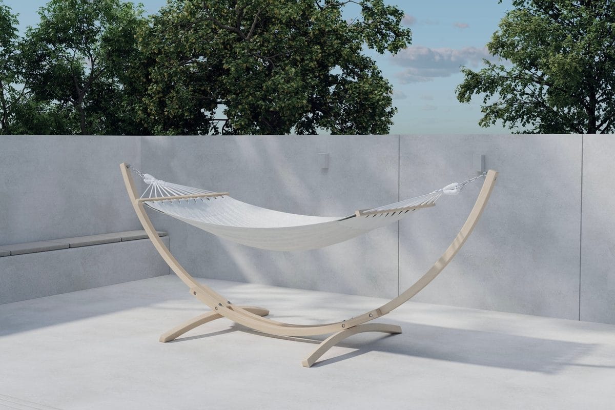 hammock hedvig 320 cm utomhus - vitputsad