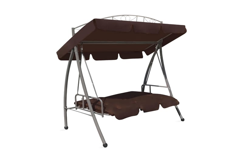 Hammock med tak kaffebrun - Brun - Utemöbler - Utesoffor & bänkar - Hammock