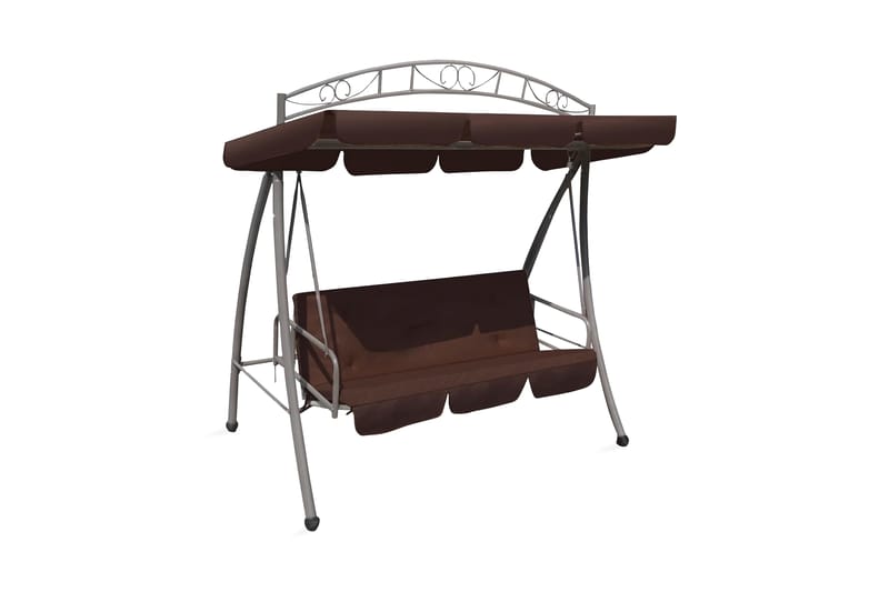 Hammock med tak kaffebrun - Brun - Utemöbler - Utesoffor & bänkar - Hammock