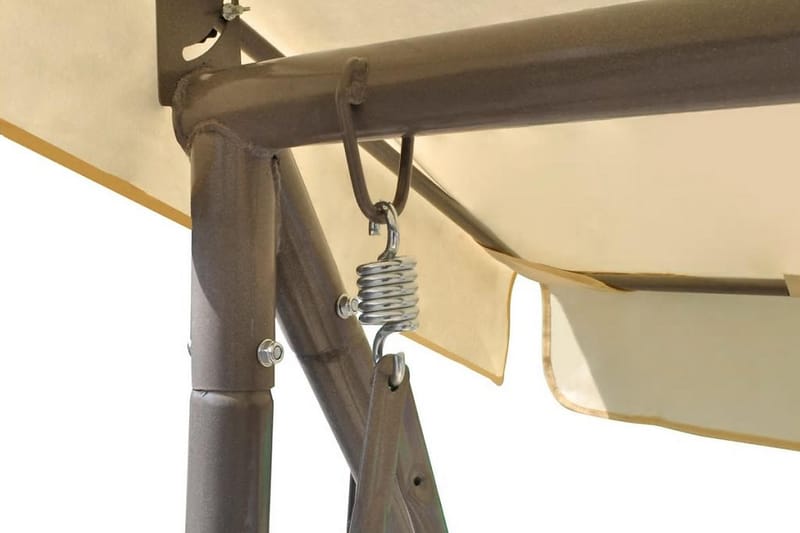 Hammock med tak sandvit - Vit - Utemöbler - Utesoffor & bänkar - Hammock
