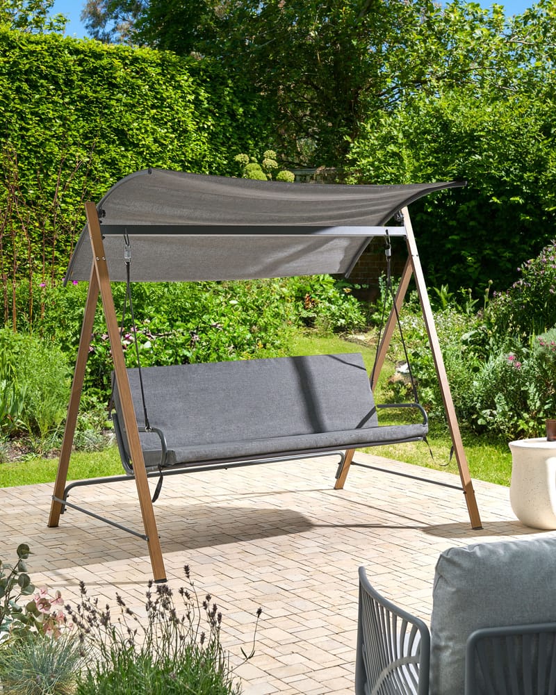 Hammock utomhus Bonagia Stål - Grå/Brun - Utemöbler - Utesoffor & bänkar - Hammock