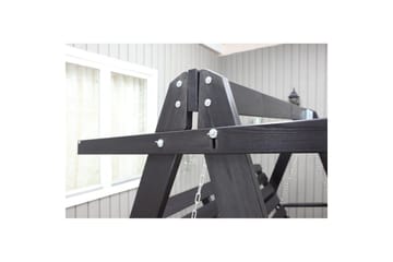 Hammock Pelle med Tak - Svart & Svart - Utemöbler - Utesoffor & bänkar - Hammock