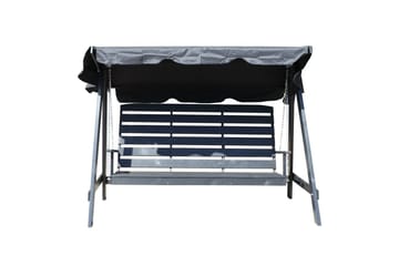 Hammock Pelle med Tak - Svart & Svart - Utemöbler - Utesoffor & bänkar - Hammock