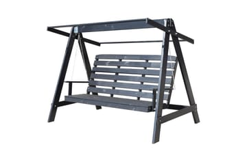 Hammock Pelle med Tak - Svart & Svart - Utemöbler - Utesoffor & bänkar - Hammock