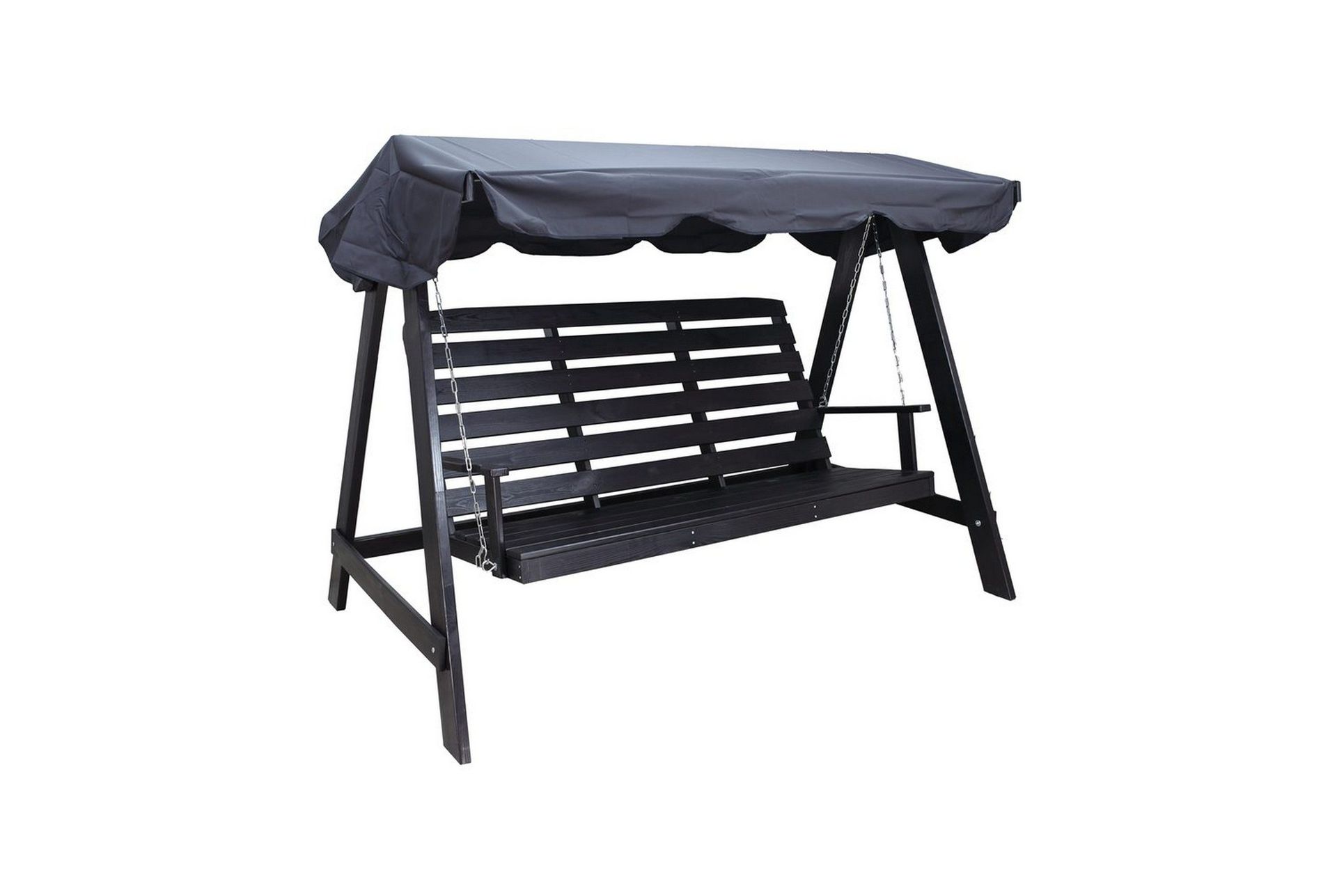 hammock pelle med tak - svart & svart