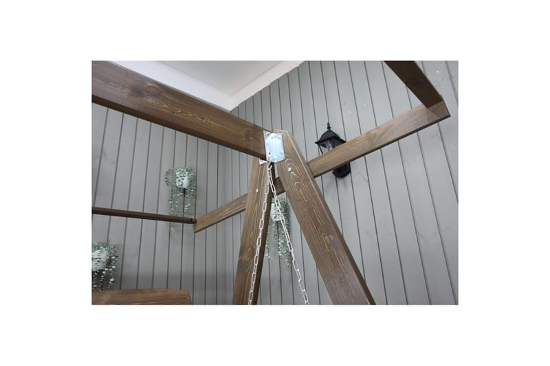 Hammock Pelle med Tak - Brun & Beige - Utemöbler - Utesoffor & bänkar - Hammock