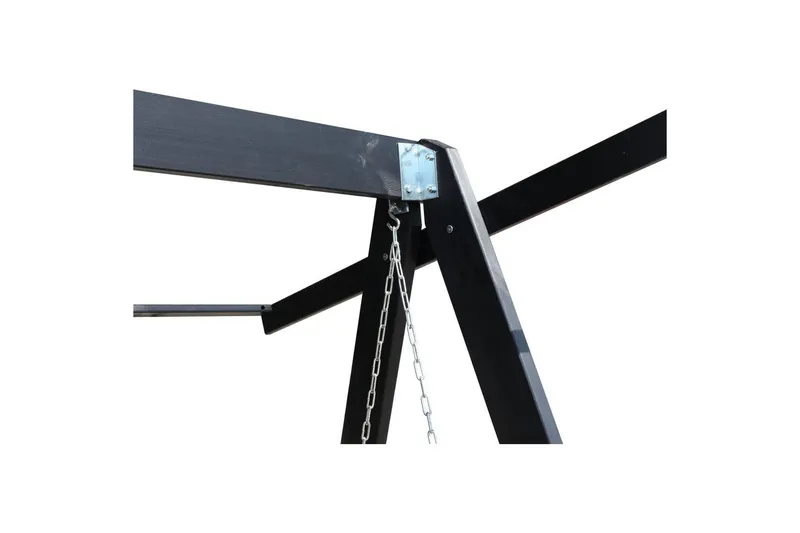 Hammock Pelle med Tak - Svart & Svart - Utemöbler - Utesoffor & bänkar - Hammock