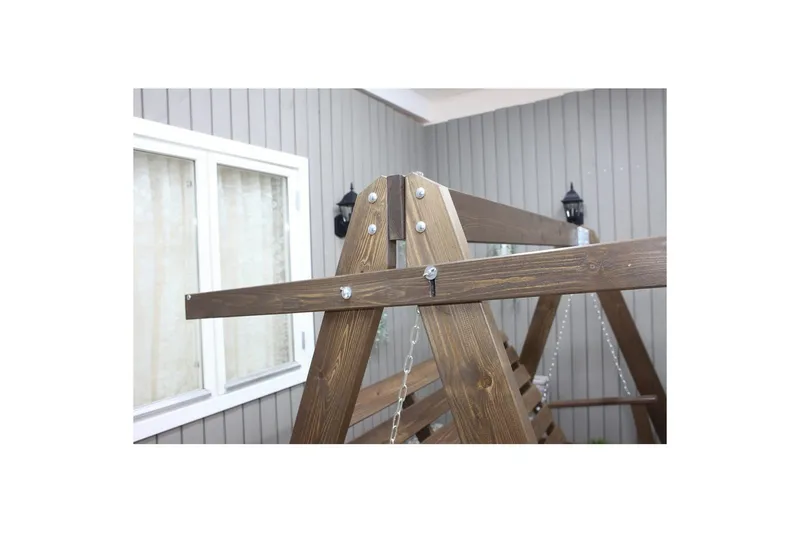 Hammock Pelle med Tak - Brun & Beige - Utemöbler - Utesoffor & bänkar - Hammock