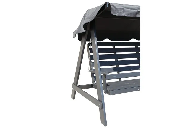 Hammock Pelle med Tak - Svart & Svart - Utemöbler - Utesoffor & bänkar - Hammock