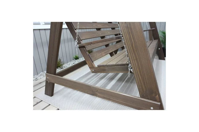 Hammock Pelle med Tak - Brun & Beige - Utemöbler - Utesoffor & bänkar - Hammock