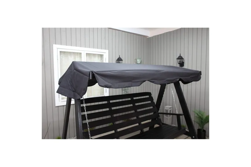 Hammock Pelle med Tak - Svart & Svart - Utemöbler - Utesoffor & bänkar - Hammock