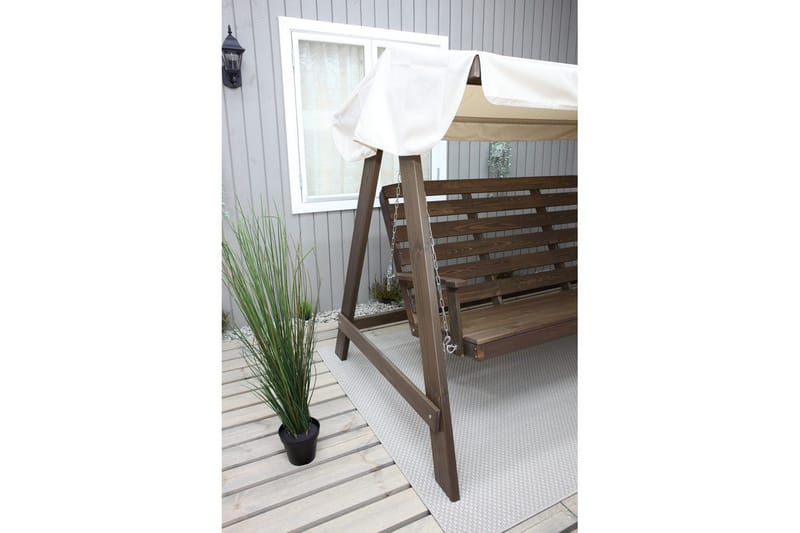 Hammock Pelle med Tak - Brun & Beige - Utemöbler - Utesoffor & bänkar - Hammock